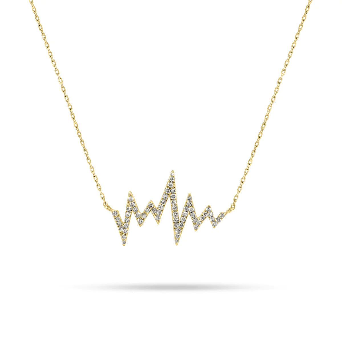 HEARTBEAT ROUND DIAMOND PENDANT