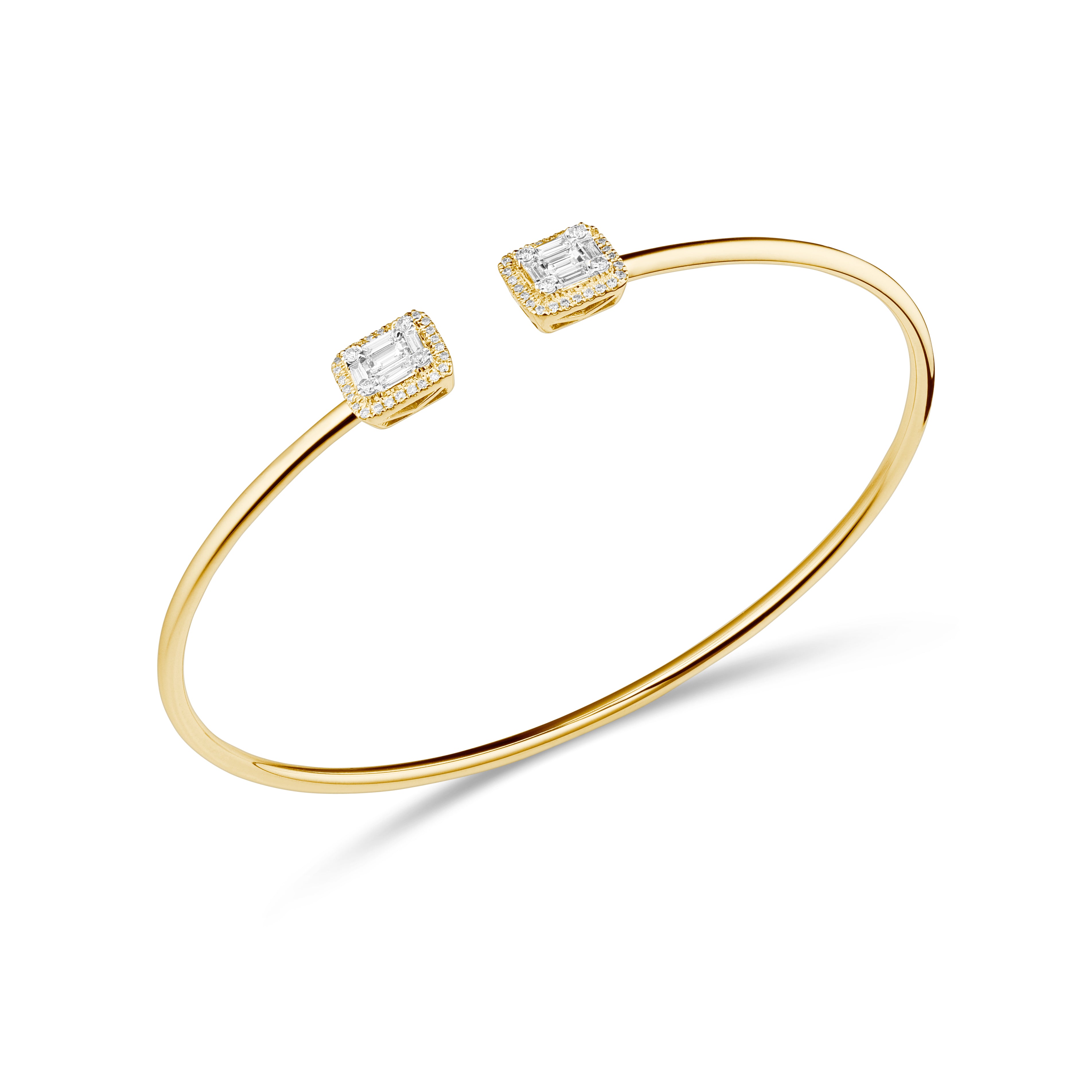 Flexi Square Solitaire Bracelet