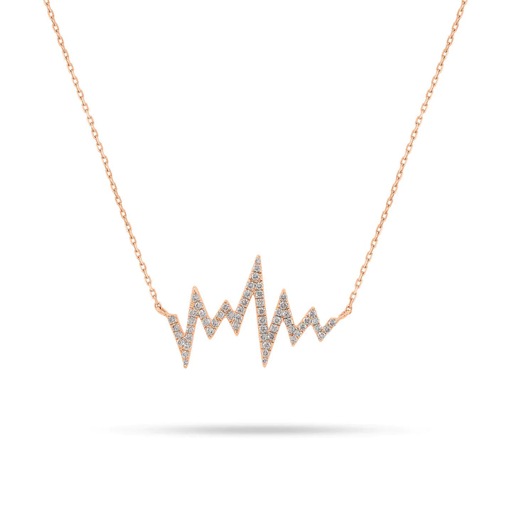 HEARTBEAT ROUND DIAMOND PENDANT