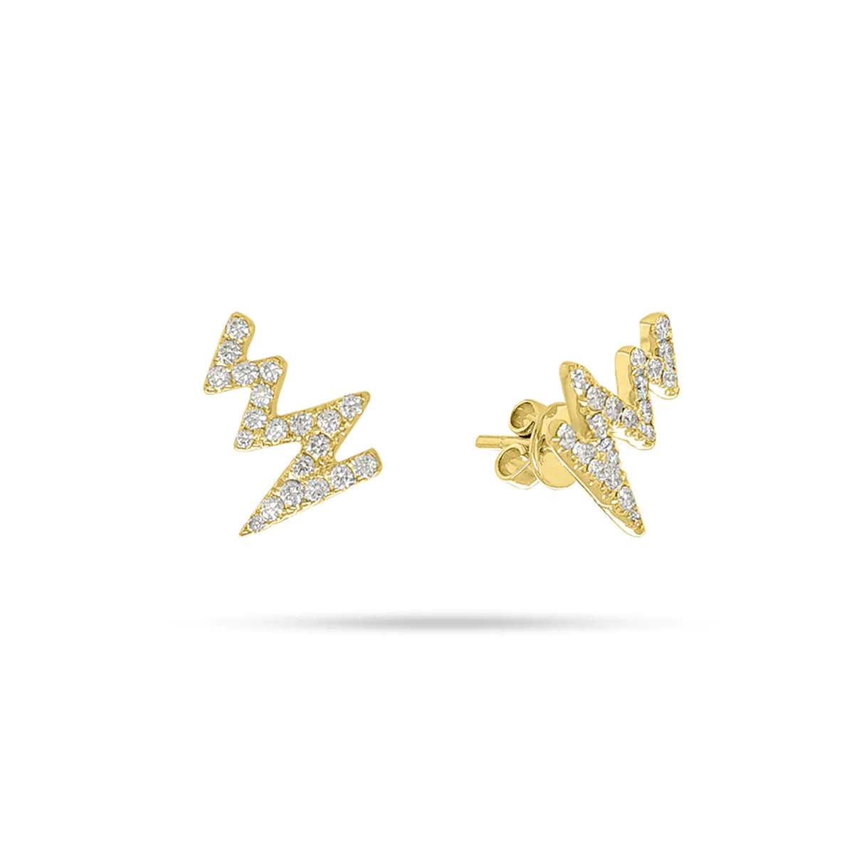 HEARTBEAT ROUND DIAMOND EARRINGS