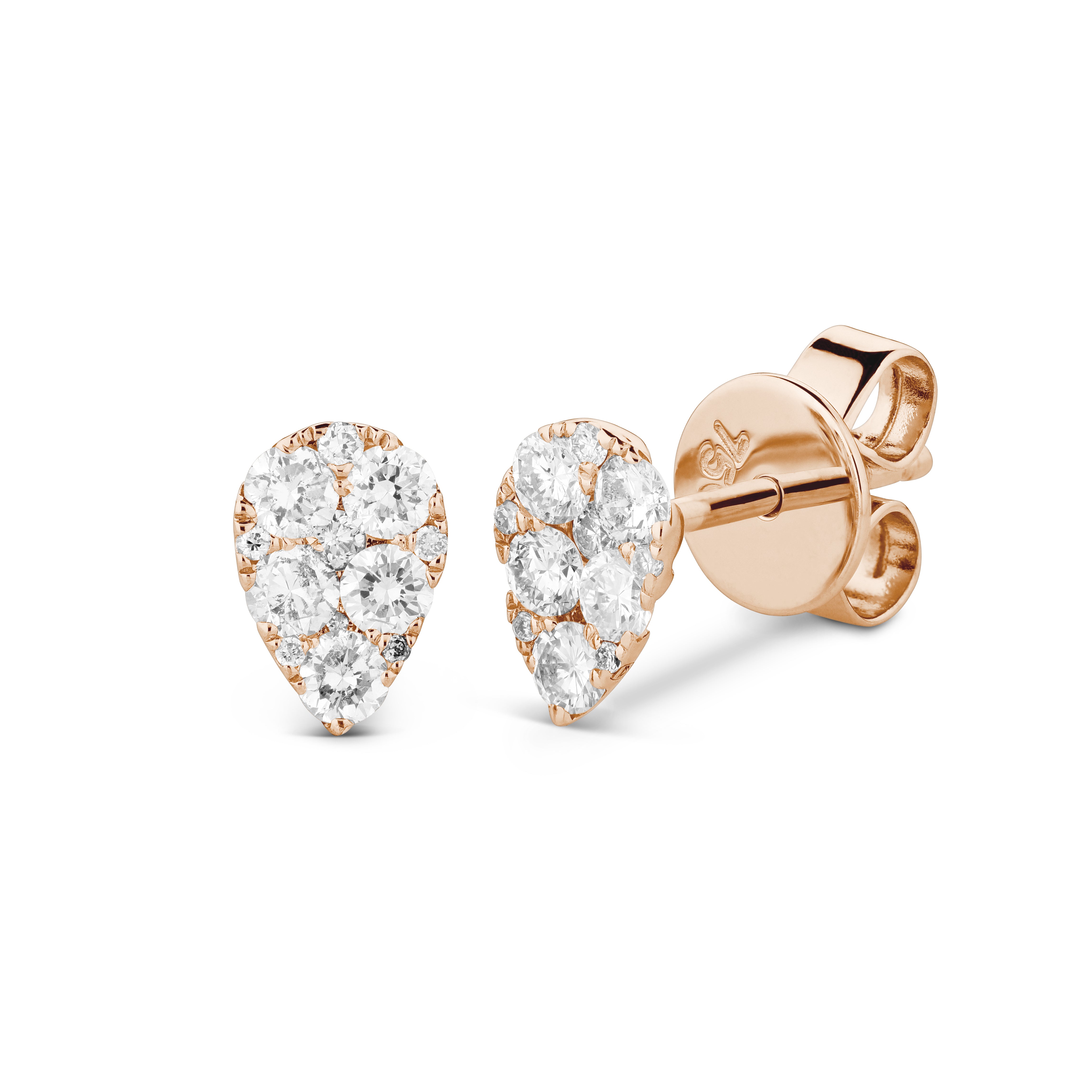 Pear Shape Diamond Earrings