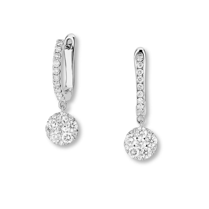 Marquise Chain Huggies
