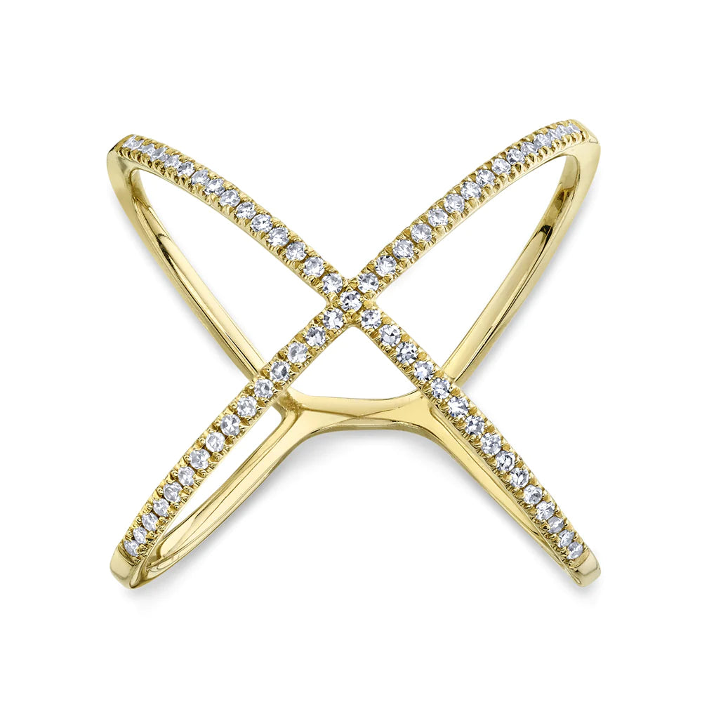 Diamond Cross Ring