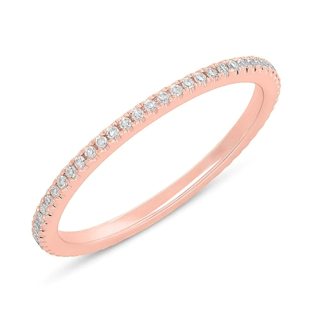 Thin Pave Eternity Band