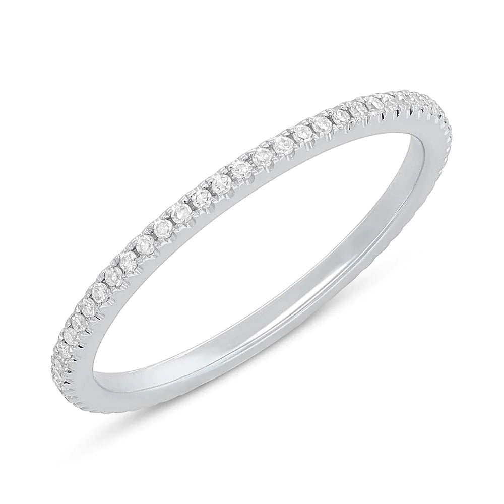 Thin Pave Eternity Band