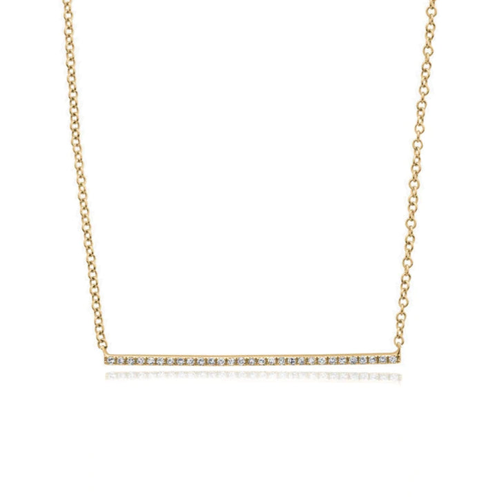 Diamond Bar Necklace