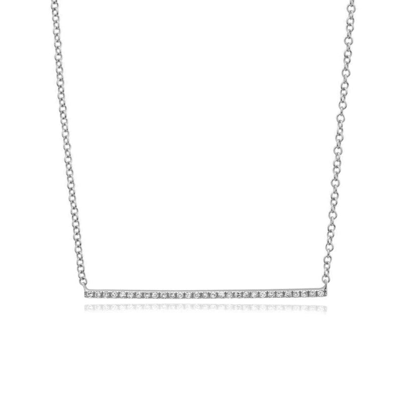 Diamond Bar Necklace