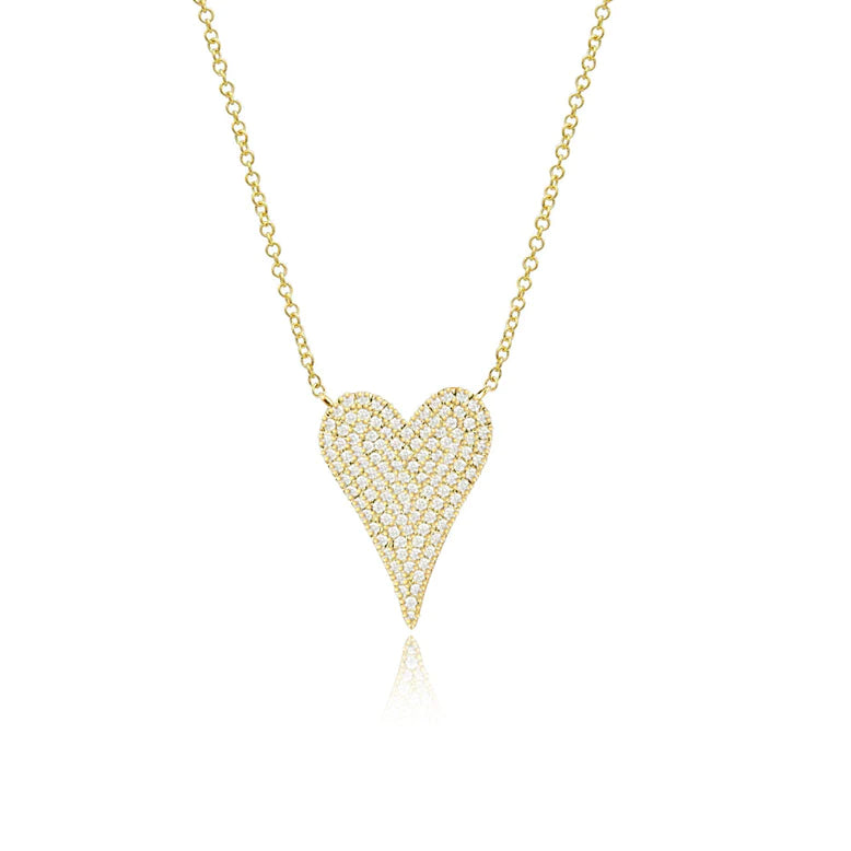 XL Diamond Heart Necklace