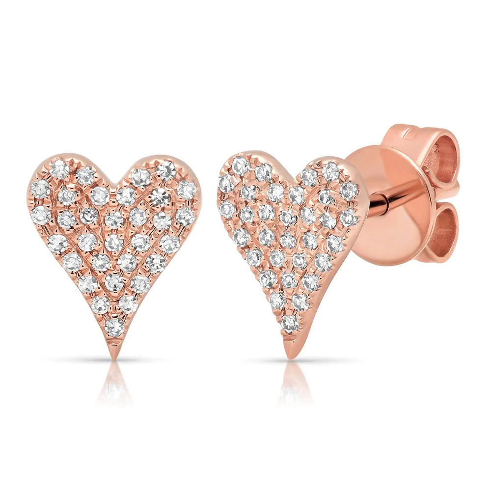 Heart Stud Earrings