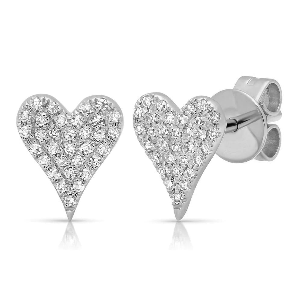 Heart Stud Earrings