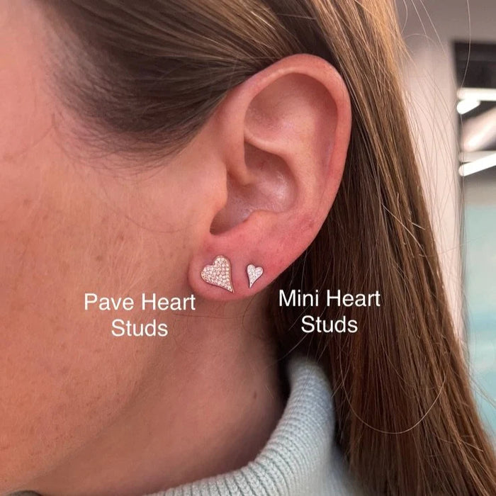 Heart Stud Earrings