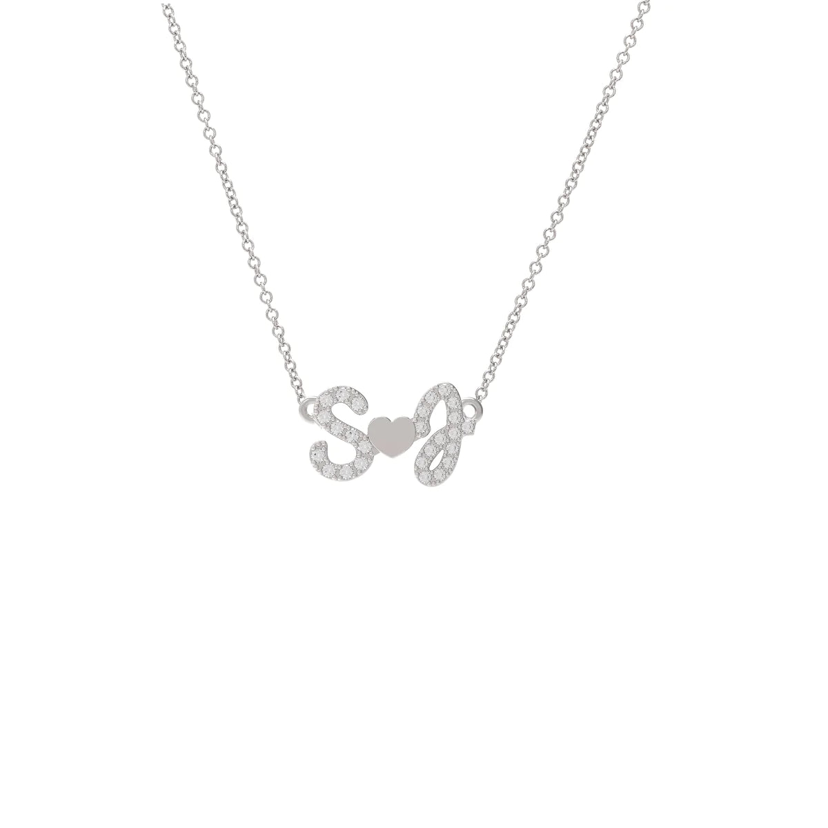 Love Initial Necklace