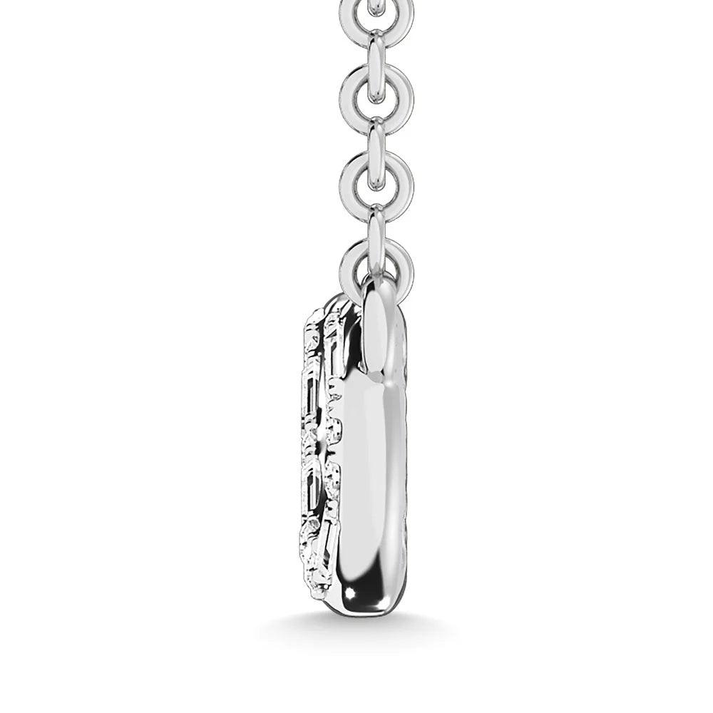 Infinity Baguette Diamonds Necklace