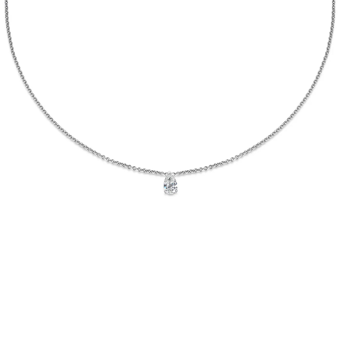 Pear shape necklace