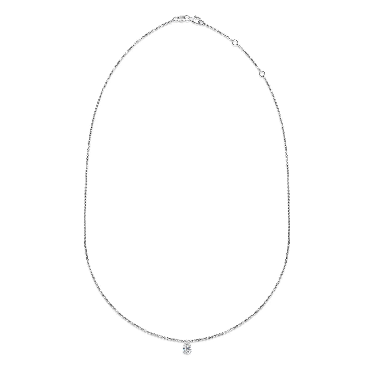 Pear shape necklace