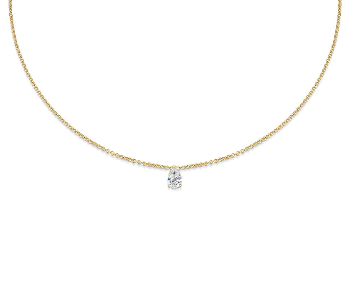 Pear shape necklace