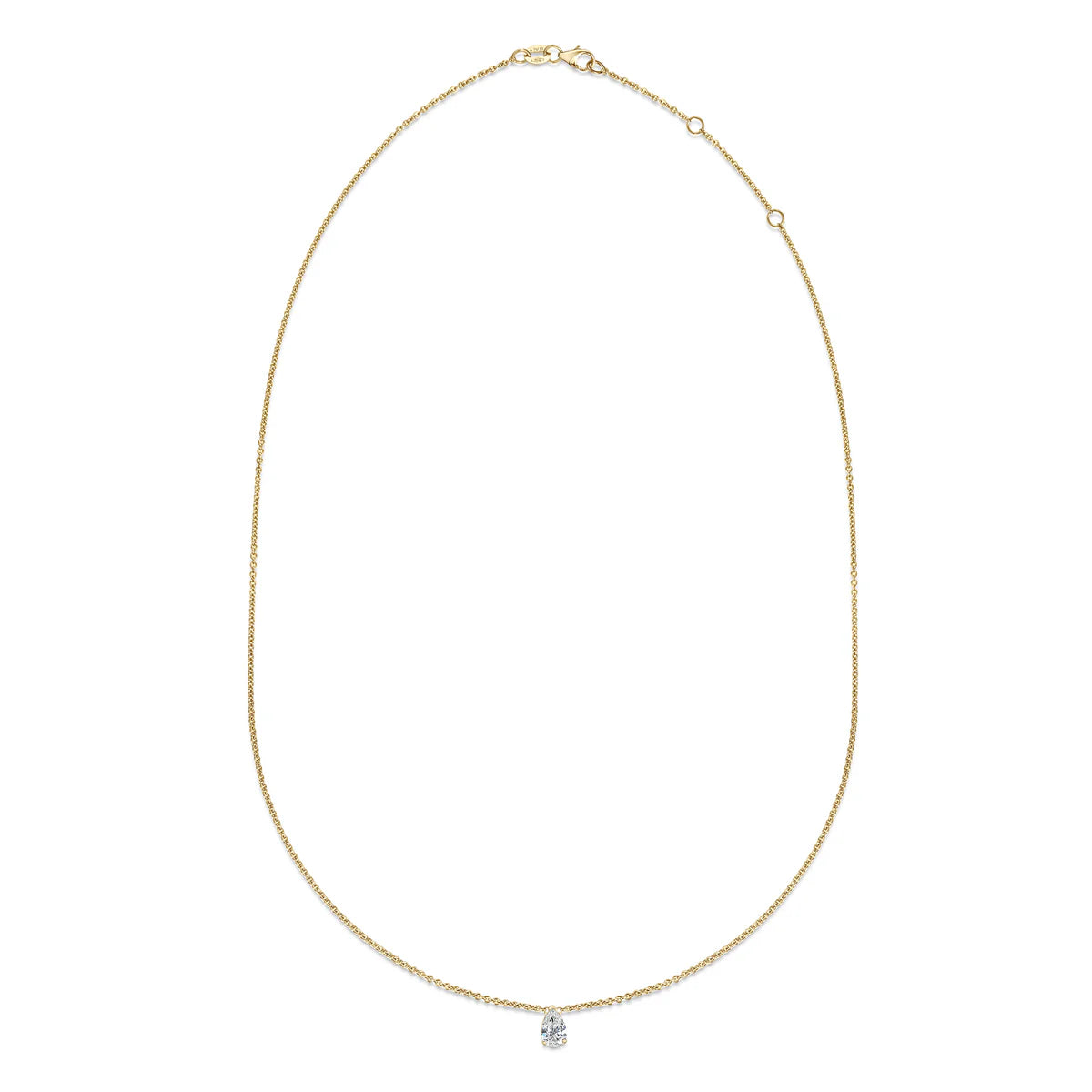 Pear shape necklace