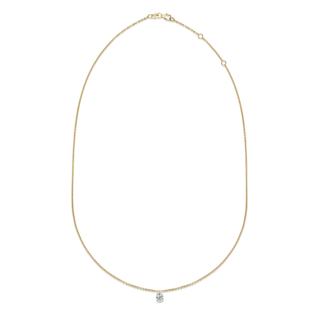 Pear shape necklace
