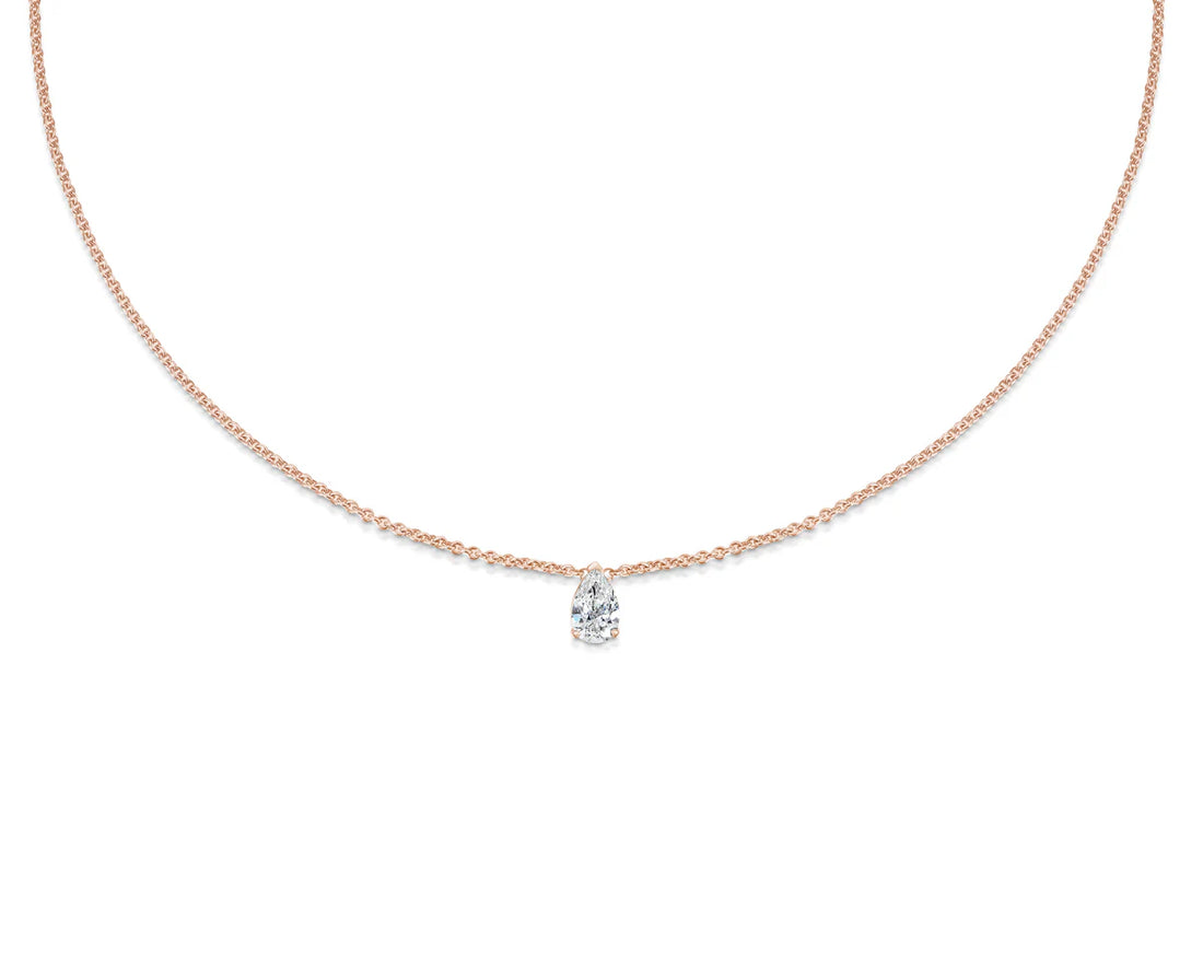 Pear shape necklace