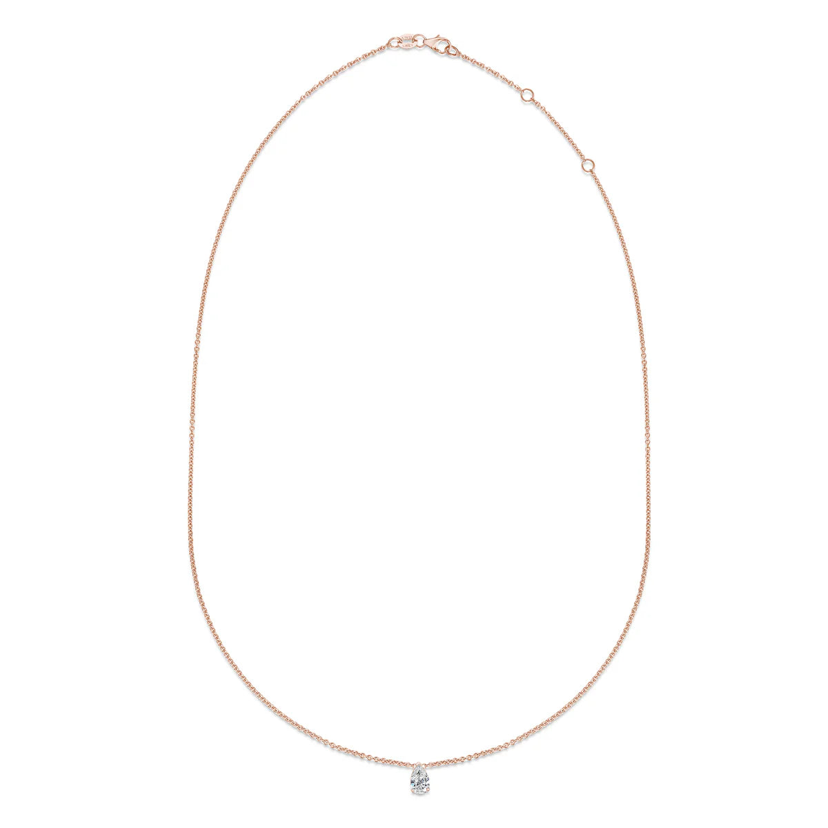 Pear shape necklace
