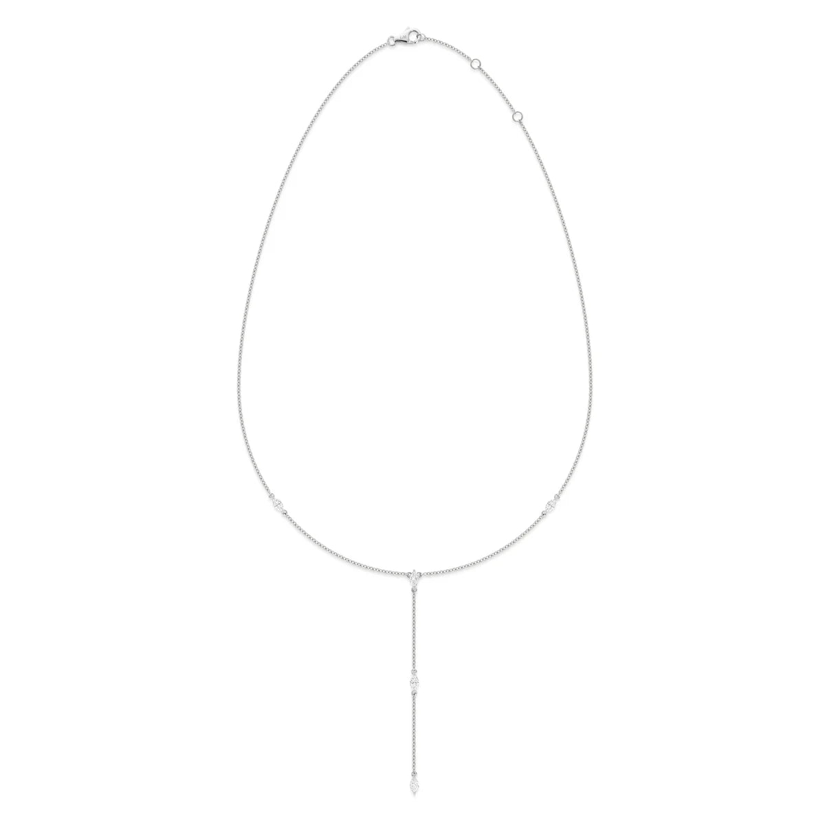 Marquise Cut Diamonds Necklace
