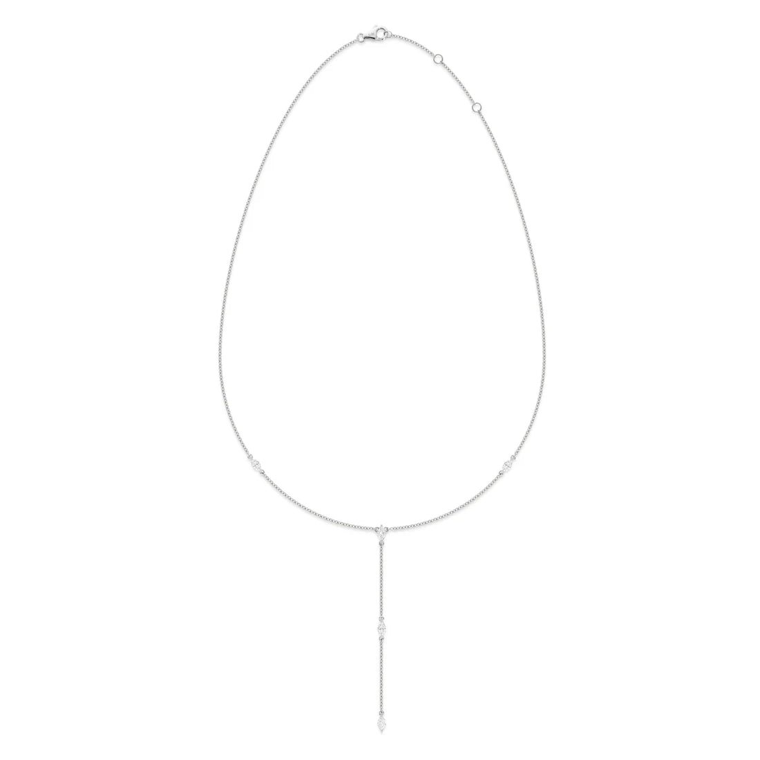 Marquise Cut Diamonds Necklace