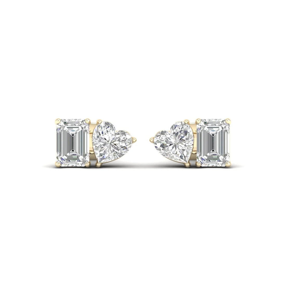 EMERALD HEART TOI ET MOI EARRINGS