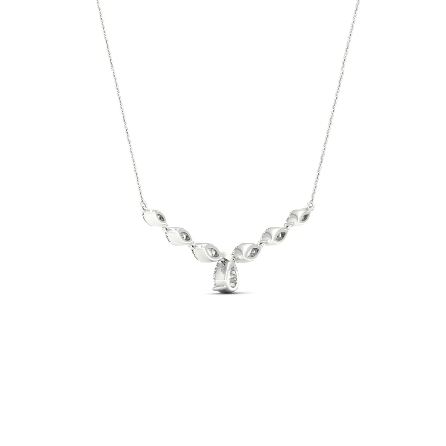 2 1/3 CT PEAR MARQUISE NECKLACE
