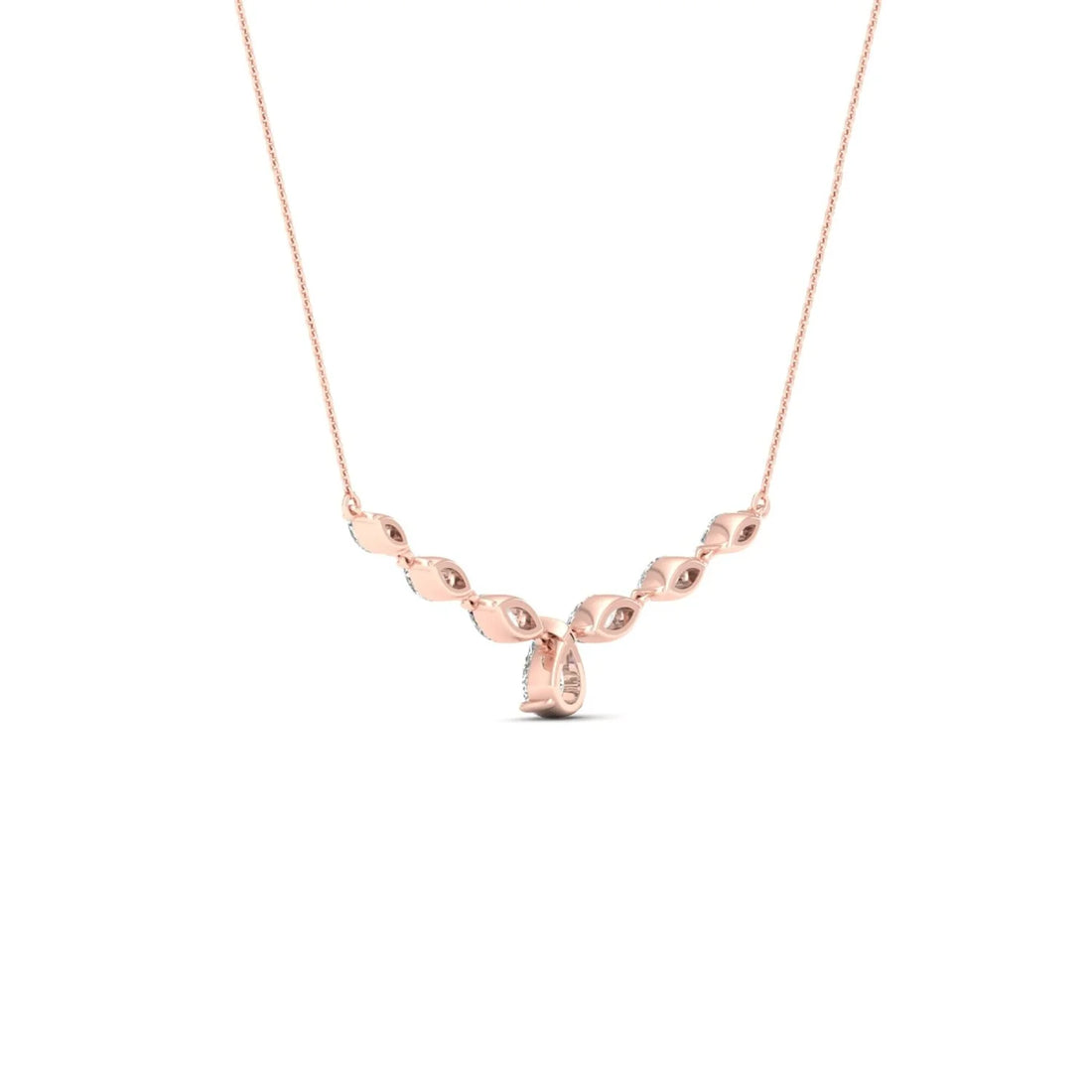 2 1/3 CT PEAR MARQUISE NECKLACE