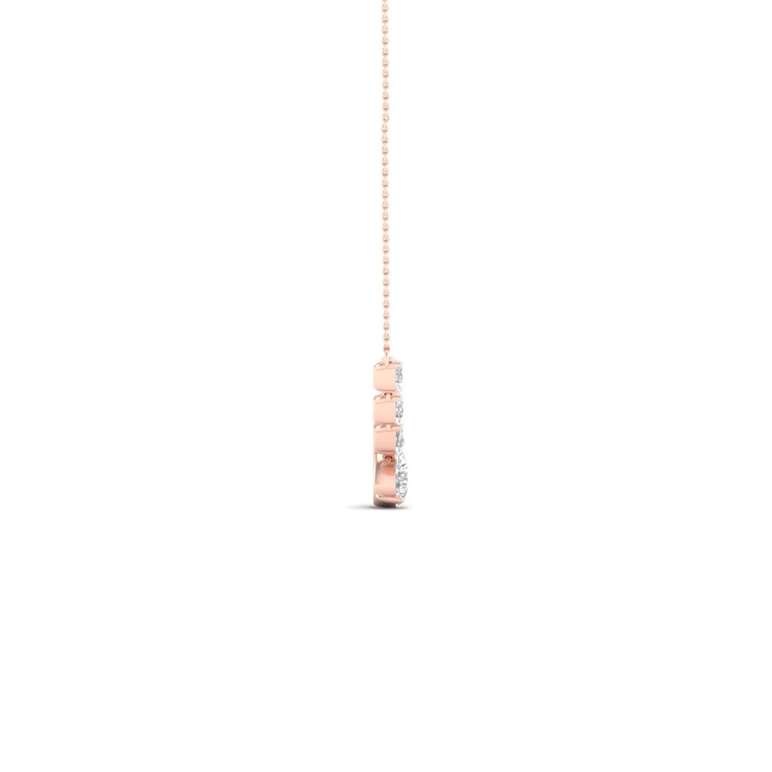 2 1/3 CT PEAR MARQUISE NECKLACE