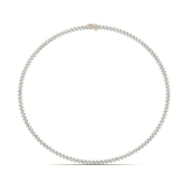 CLASSIC TENNIS MARQUISE NECKLACE