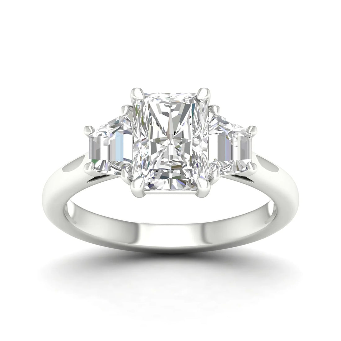 RADIANT THREE STONE RING