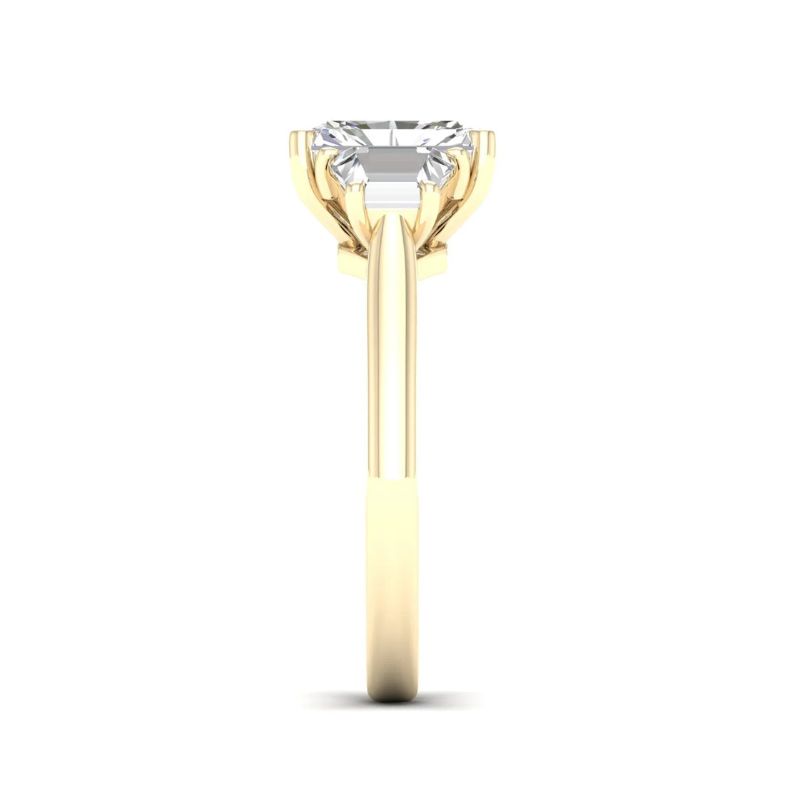 RADIANT THREE STONE RING