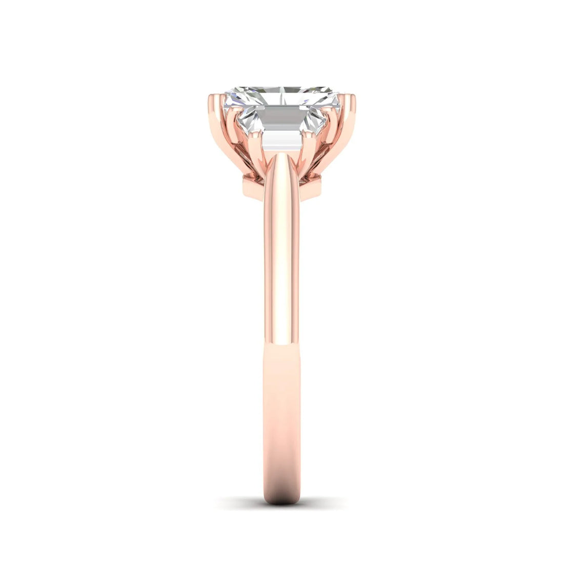RADIANT THREE STONE RING