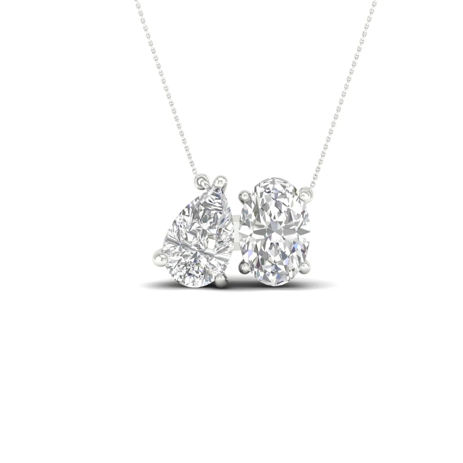 PEAR OVAL TOI ET MOI PENDANT