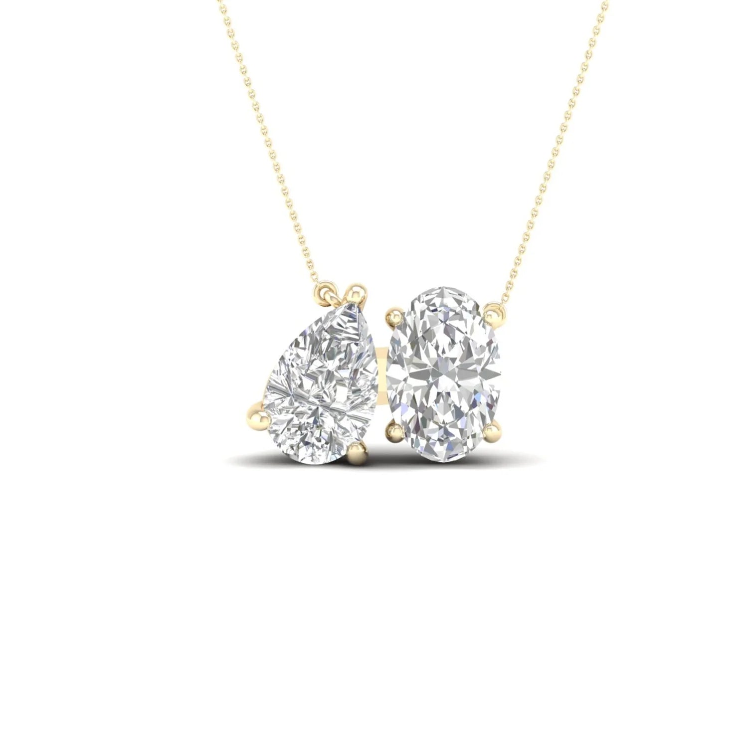 PEAR OVAL TOI ET MOI PENDANT