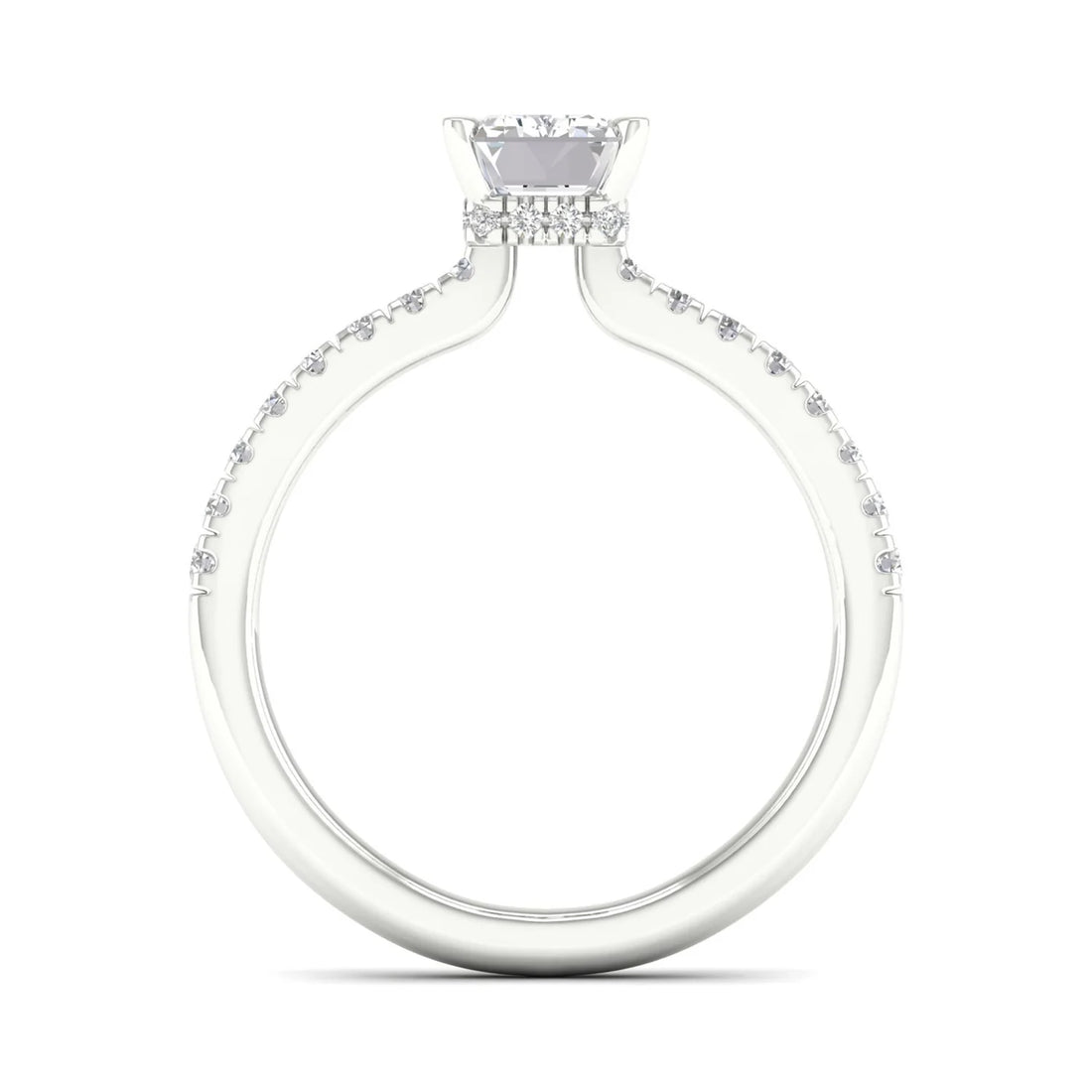 RADIANT CLASSIC HIDDEN HALO RING