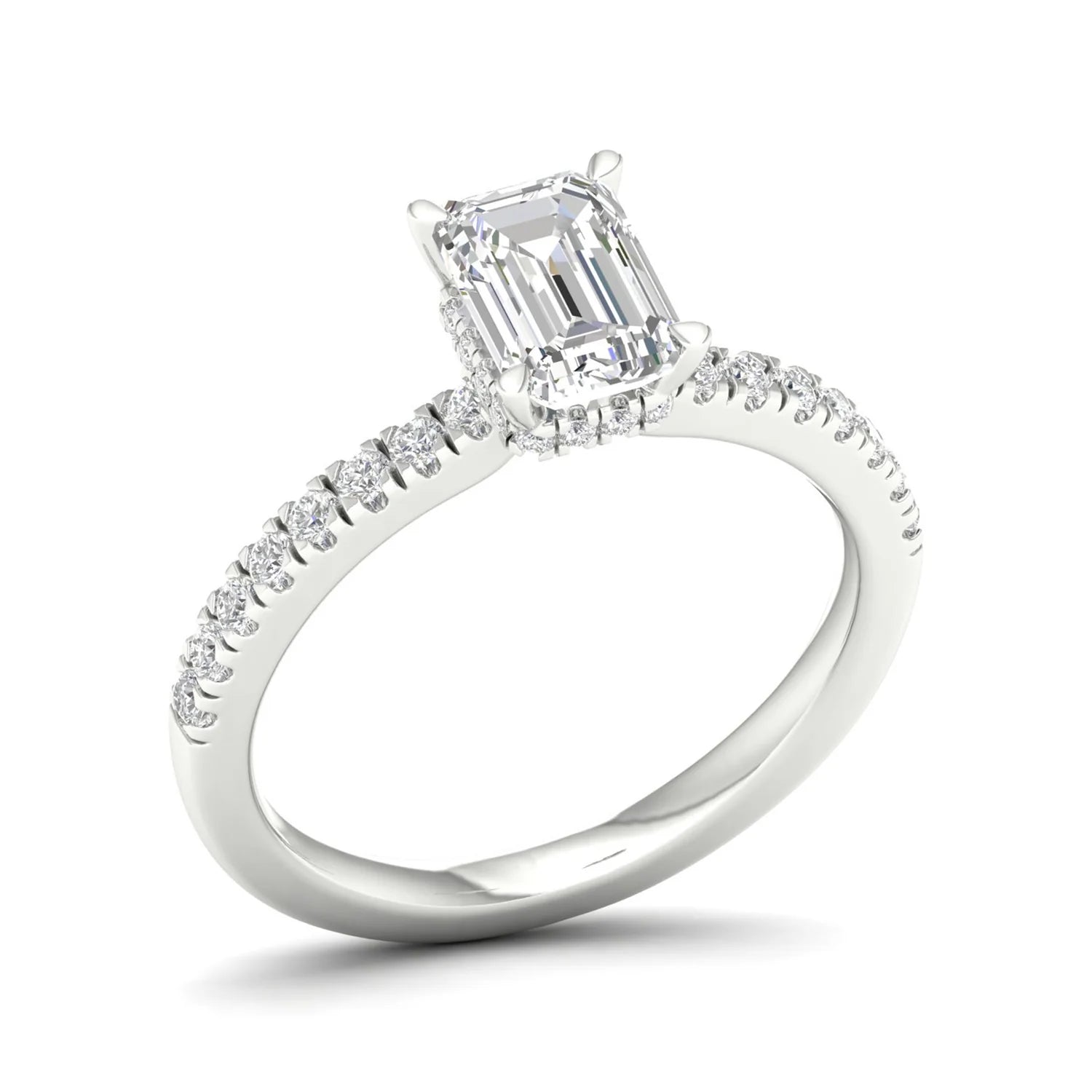 RADIANT CLASSIC HIDDEN HALO RING