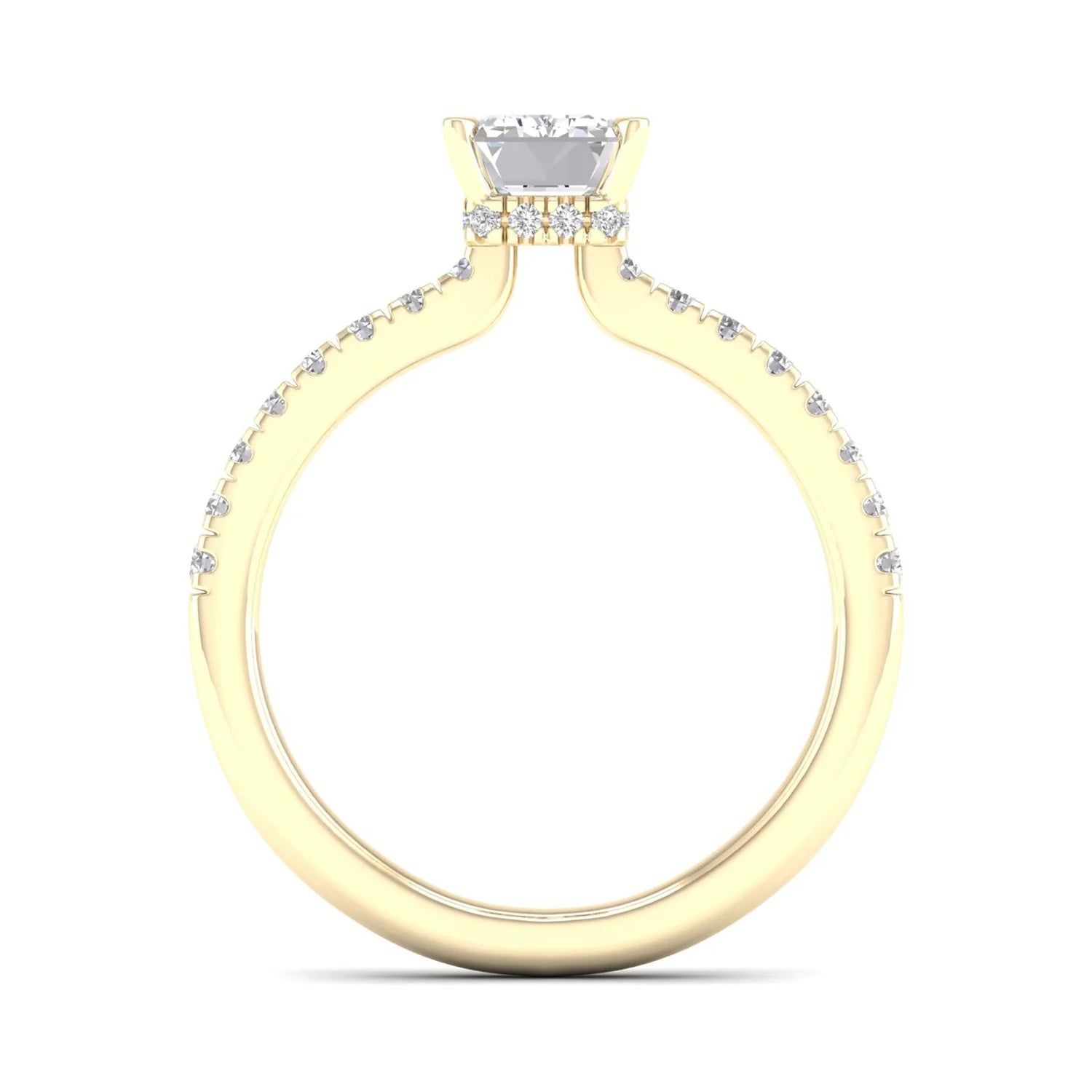 RADIANT CLASSIC HIDDEN HALO RING