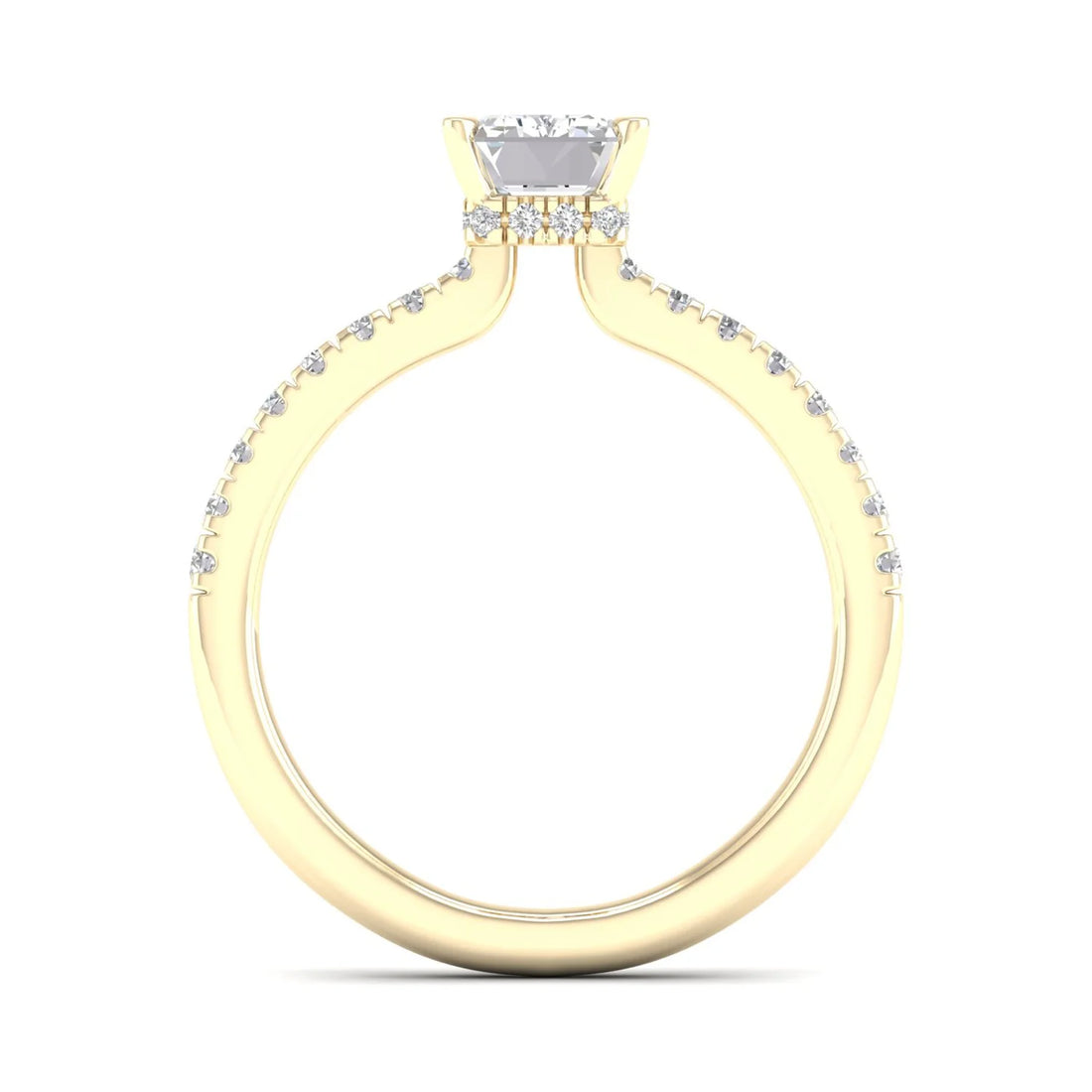 RADIANT CLASSIC HIDDEN HALO RING