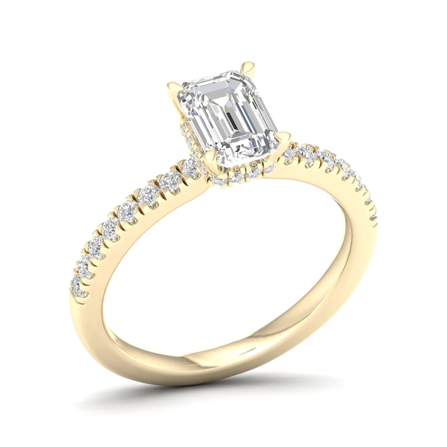 RADIANT CLASSIC HIDDEN HALO RING