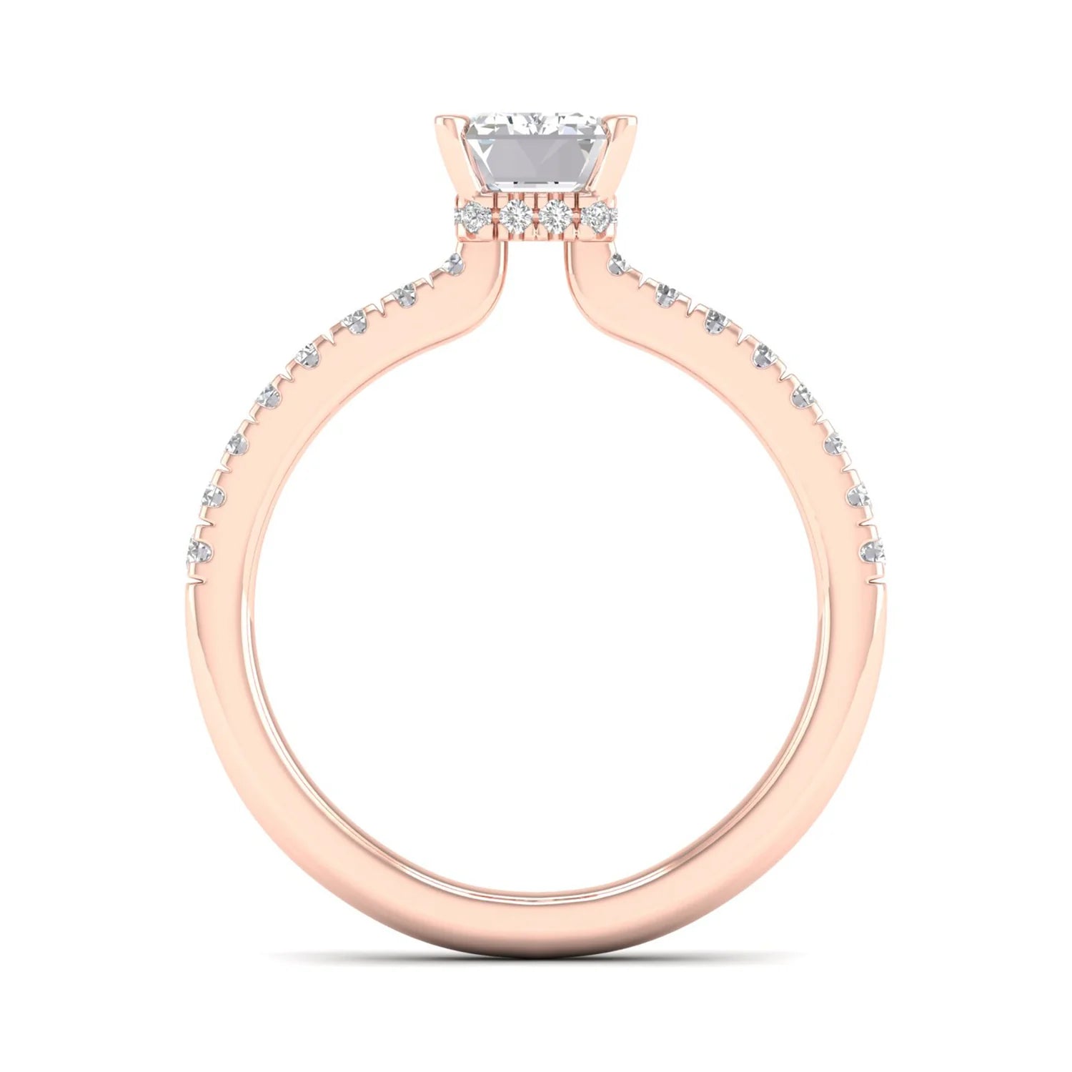 RADIANT CLASSIC HIDDEN HALO RING