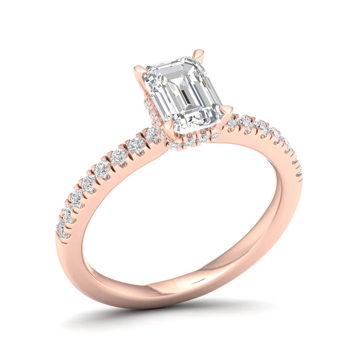 RADIANT CLASSIC HIDDEN HALO RING