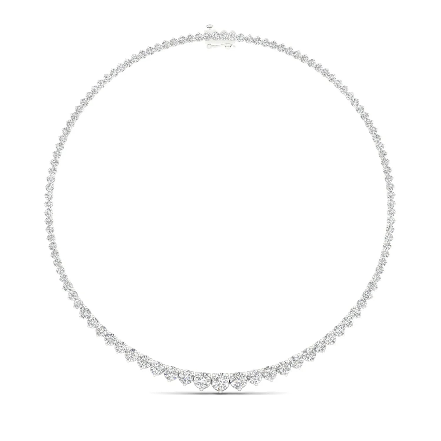 10 CTW GRADUATING ROUND NECKLACE