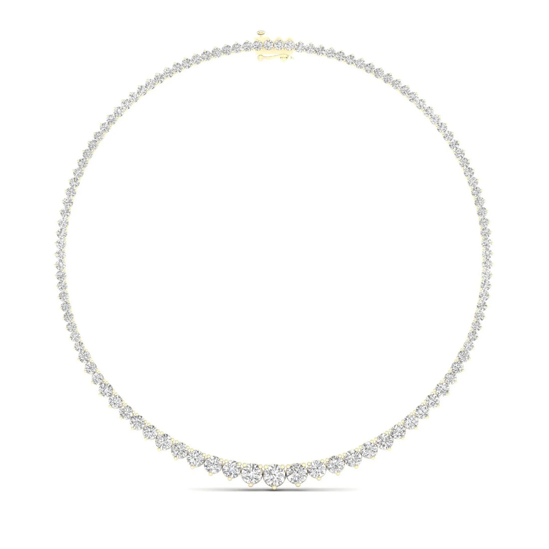 10 CTW GRADUATING ROUND NECKLACE