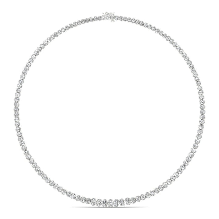 20 CTW GRADUATING OVAL NECKLACE