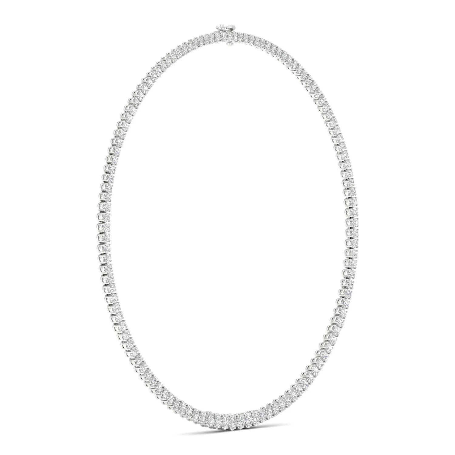 20 CTW GRADUATING OVAL NECKLACE