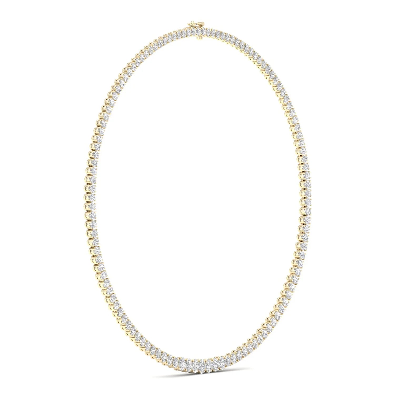 20 CTW GRADUATING OVAL NECKLACE