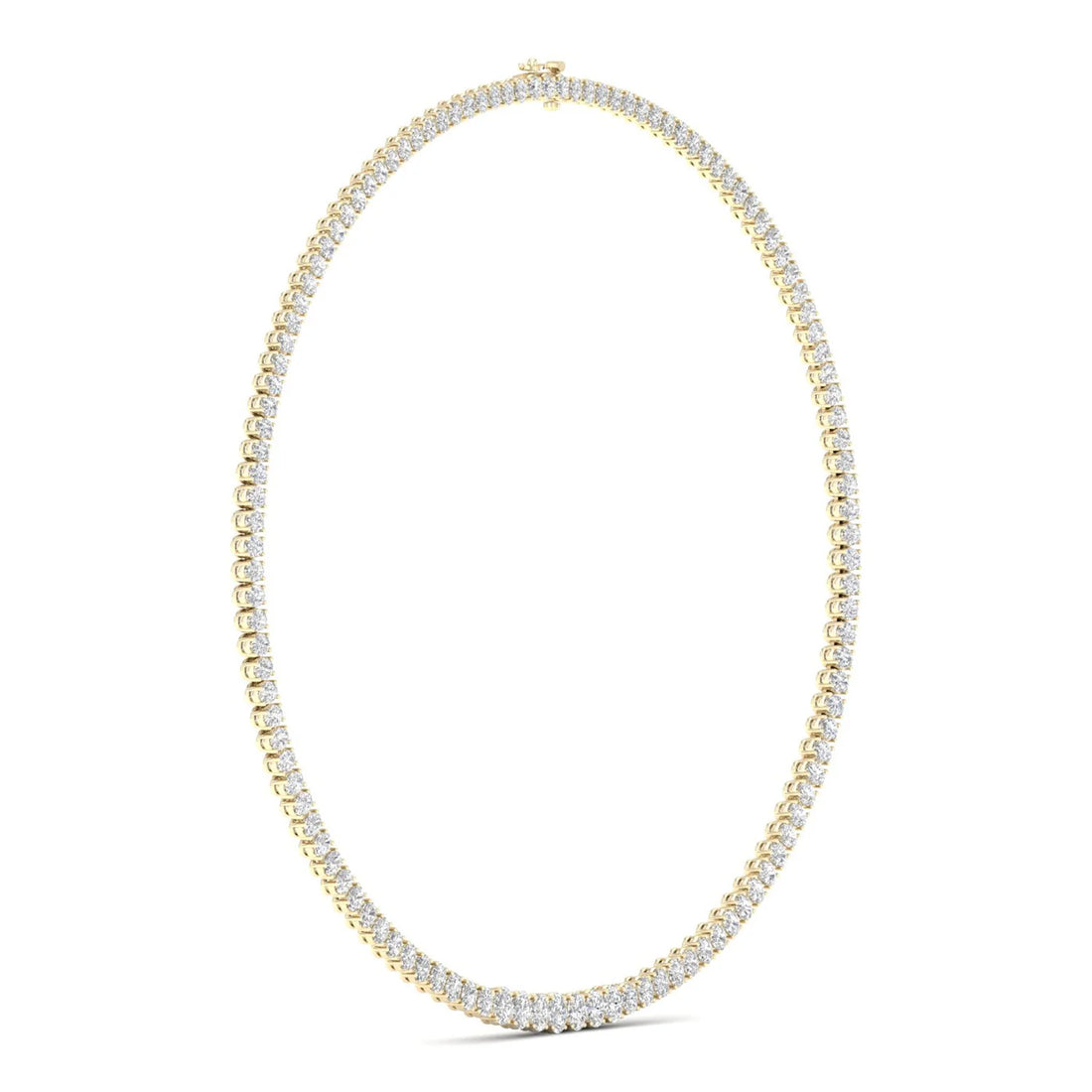 20 CTW GRADUATING OVAL NECKLACE