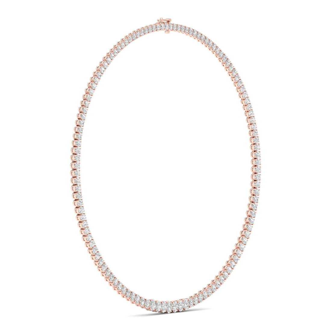 20 CTW GRADUATING OVAL NECKLACE